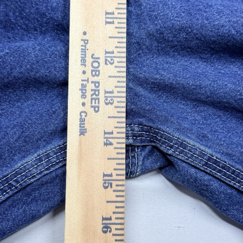 VTG Carhartt B13 DST Dungaree Fit Men 42x30 Jeans Carpenter Work Hammer Pocket - Picture 6 of 16